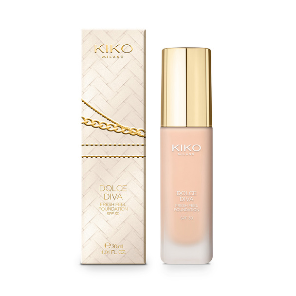 کرم پودر حاوی  ضد آفتاب kiko milano dolce diva 01 SPF 30