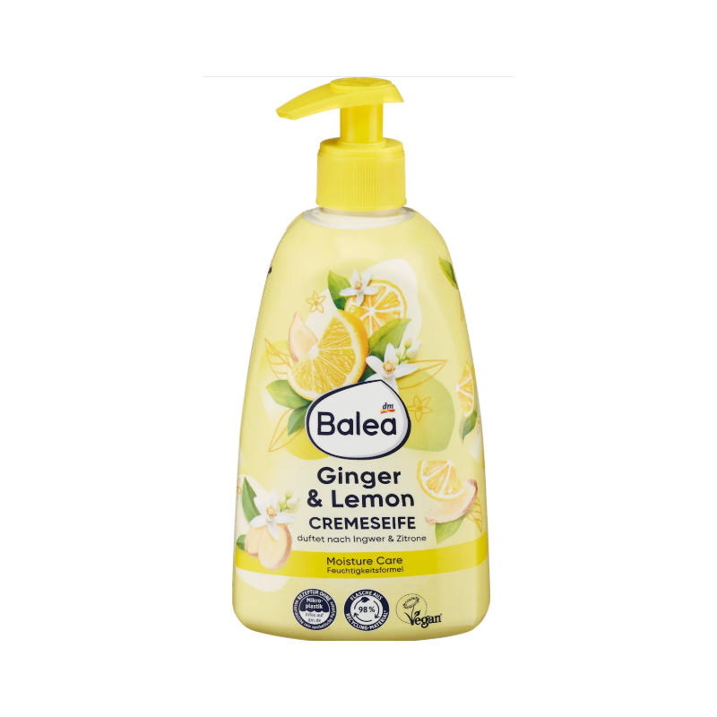 صابون کرمی پمپی حاوی لیمو و زنجبیل Balea CREME SEIFE GINGER & LEMON