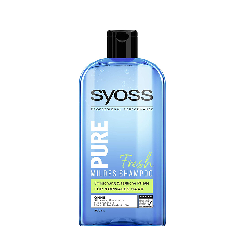 شامپو مراقبت روزانه برای موهای نرمال syoss MILES SHAMPOO FRESH PURE 500ML