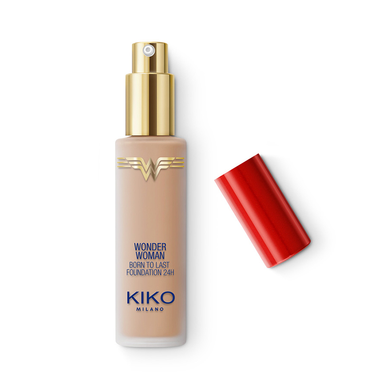 کرم پودر 24 ساعته kiko milano wonder woman born to last foundation 24h 04