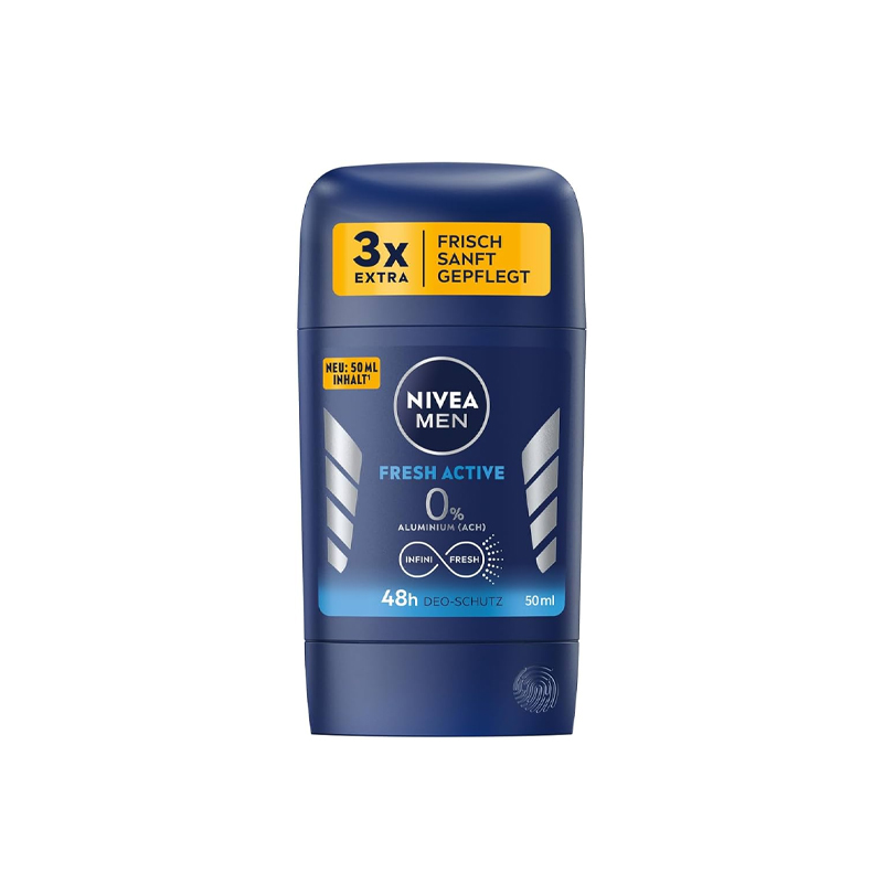 مام صابونی بدون آلومینیوم nivea men feresh active 50ml