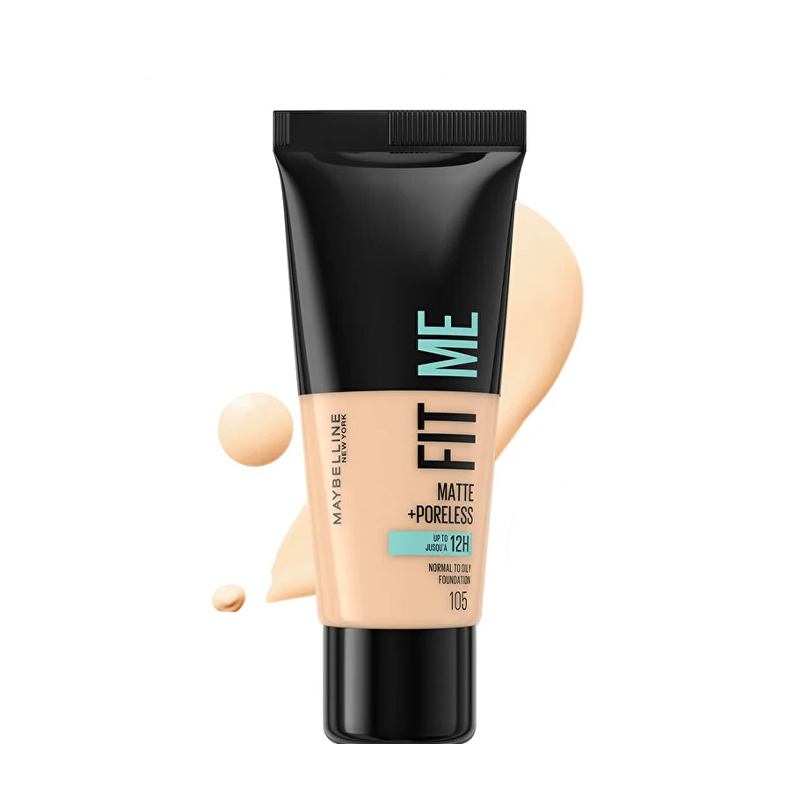 کرم پودر مخصوص پوست نرمال تا چرب MAYBELLINE FIT me! 105