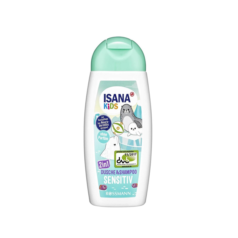 شامپو کودک حساس ISANA KiDS 2in1 DUSCHE & SHAMPOO SENSITIV