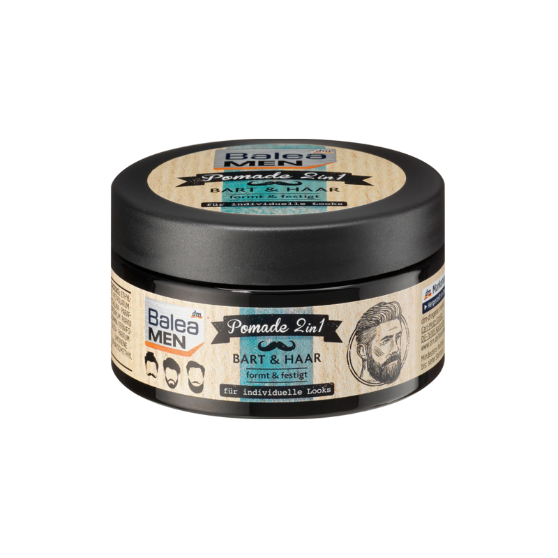 کرم تقویت کننده و حالت دهنده ریش و مو balea men pomade 2 in 1 bart & haar