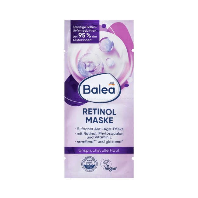 ماسک جوان ساز صورت حاوی رتینول balea retinol maske