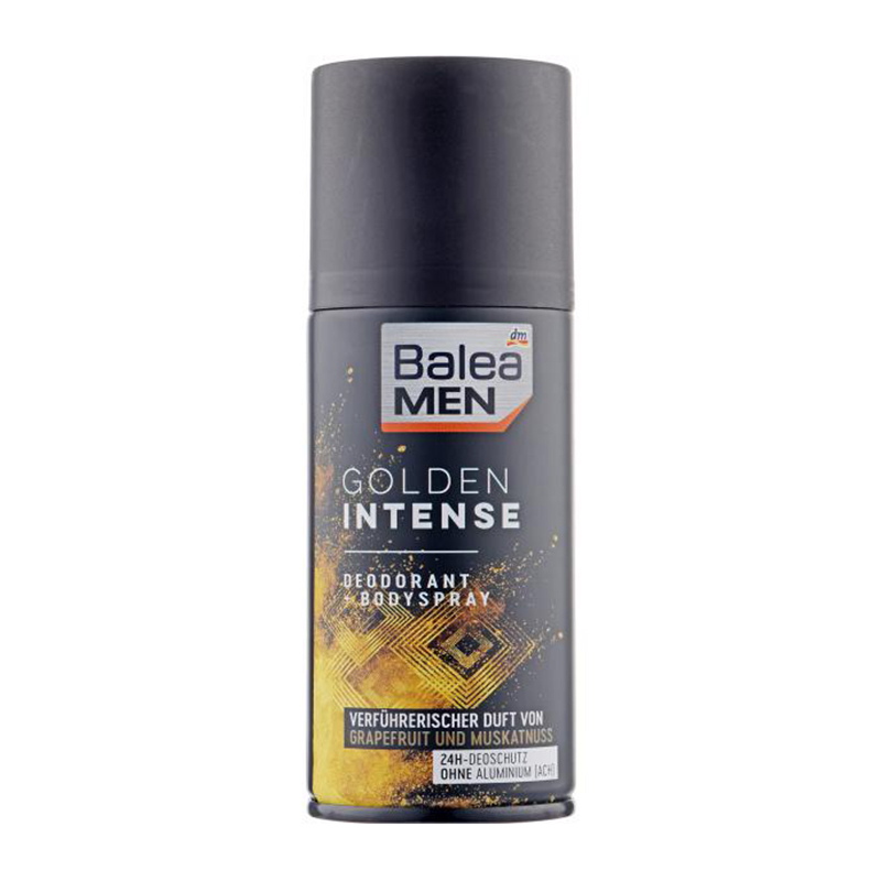 اسپری دئودورانت مخصوص آقایان با ماندگاری 24 ساعته balea men golden intense