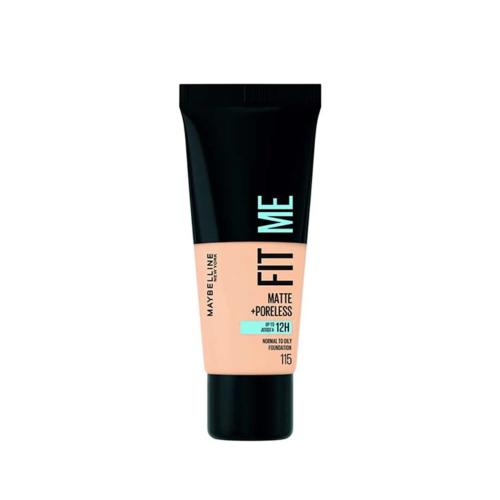 کرم پودر مخصوص پوست نرمال تا چرب MAYBELLINE FIT me 115