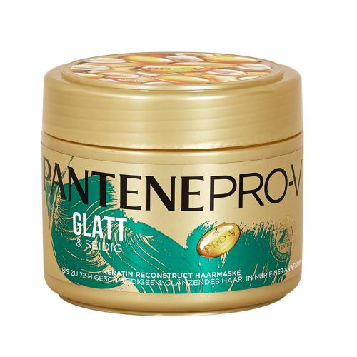 ماسک مو  pantene pro v  keratin glat & seidig 300ml