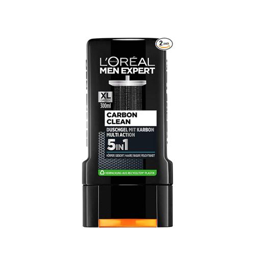 شامپو 1*5 کربن تمییز کننده مخصوص آقایان  LOREAL MEN EXPERT CARBON CLEAN XL