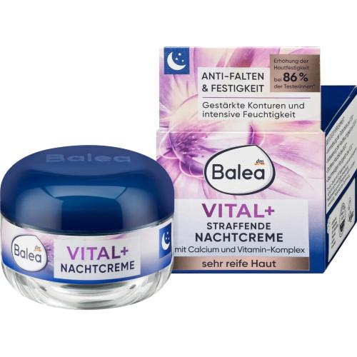 کرم شب ضد چروک  Balea VITAL+ NACHTCREME
