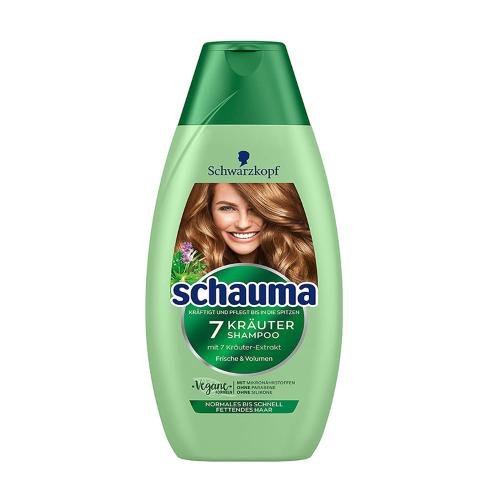 شامپو با عصاره هفت گیاه  schauma 7 KRAUTER Vegan 545