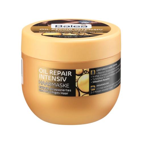 ماسک مو داخل حمام حاوی روغن ترمیم کننده آرگان و کراتین مناسب موهای آسیب دیده Balea OIL REPAIR INTENSIV