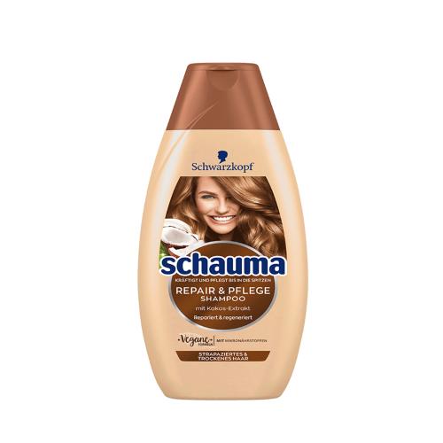 شامپو مناسب موهای خشک و استرس زا حاوی عصاره نارگیل Schauma REPAR & PFLEGE 757