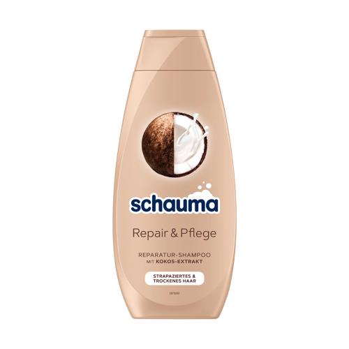 شامپو مناسب موهای خشک و آسیب دیده حاوی عصاره نارگیل Schauma REPAR & PFLEGE