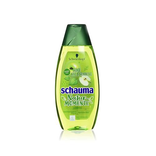 شامپو با عساره سیب مناسب موهای نرمال Schauma nature moment APFEI