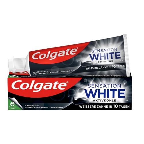 خمیر دندان سفید کننده ذغالی Colgate SENSATION WHITE AKTIVKOHLE