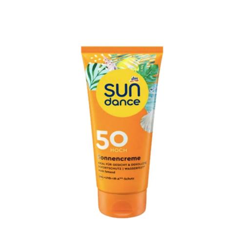 کرم ضد آفتاب صورت sun dance 50 HOCH