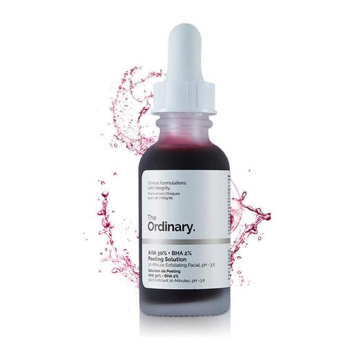 سرم پیلینگ لایه بردارسطحی+لایه بردار عمقی THE Ordinary AHA 30 darsad + BHA 2 darsad Peeling solution 30ml