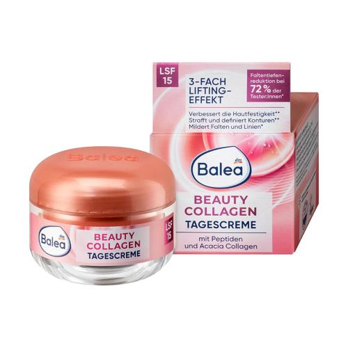 کرم روز ضدچروک +کلاژن ساز+جوانساز صورت مخصوص روز حاوی ضدآفتاب BALEA BEAUTY COLLAGEN