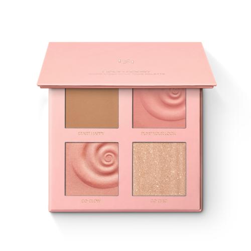 پالت هایلایتر و رژگونه و سایه چشم KIKO MILANO MOOD BOOST GOOD VIBES ONLY  FACE PALETTE
