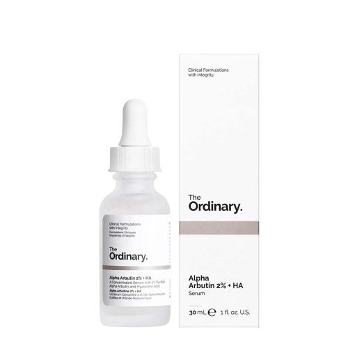 سرم ضد جوش و ضد لک آلفا آربوتین حاوی هیالورون اوردینری THE ORDINARY ALPHA ARBUTIN 2 DARSAD + HA