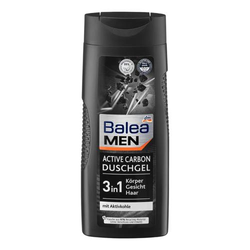 شامپو ذغال اکتیو مخصوص آقایان 3 در 1 سر+بدن+صورت balea men active carbon duschgel