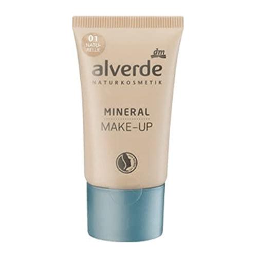 کرم پودر مات گیاهی رنگ روشن alverde mineral make up 01