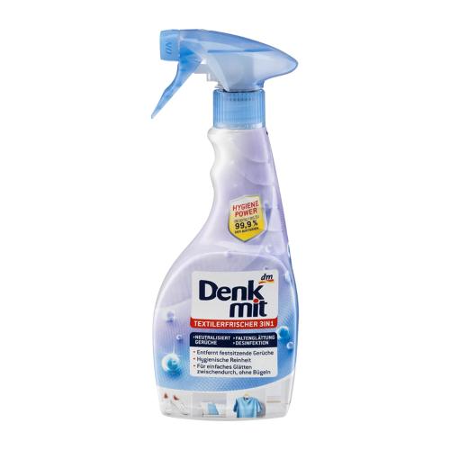 اسپری خوشبو کننده +ضد چروک+ضد عفونی کننده لباس DENK MIT TEXTILERFRISCHER 3 IN 1 500ML