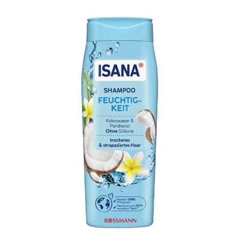 شامپو با عصاره نارگیل مخصوص موهای خشک و آسیب دیده isana shampoo feuchtig keit