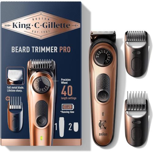 ریش تراش ضد آب KING .C . GILLETTE BEARD TIMMER PRO
