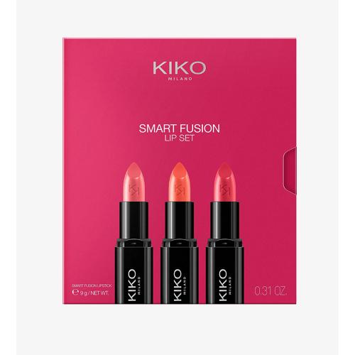 پک 3 عددی رژ لب KIKO MILANO SMART FUSION LIP SET 01