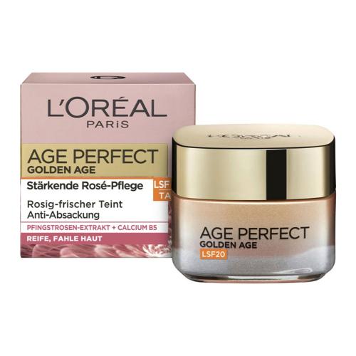 کرم لیفتینگ و روشن کننده پوست مناسب 55 تا 65 سال loreal age perfect spf 20