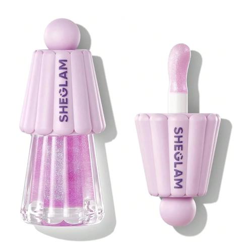 روغن لب شاین آبرسان و تقویت کننده SHEGLAM hydrating lip oil princess vibes