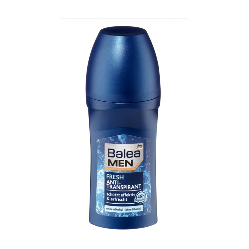 مام ضدتعریق مخصوص آقایان رایحه خنک کننده فاقد الکل با ماندگاری 24 ساعته balea men fresh anti transpirant