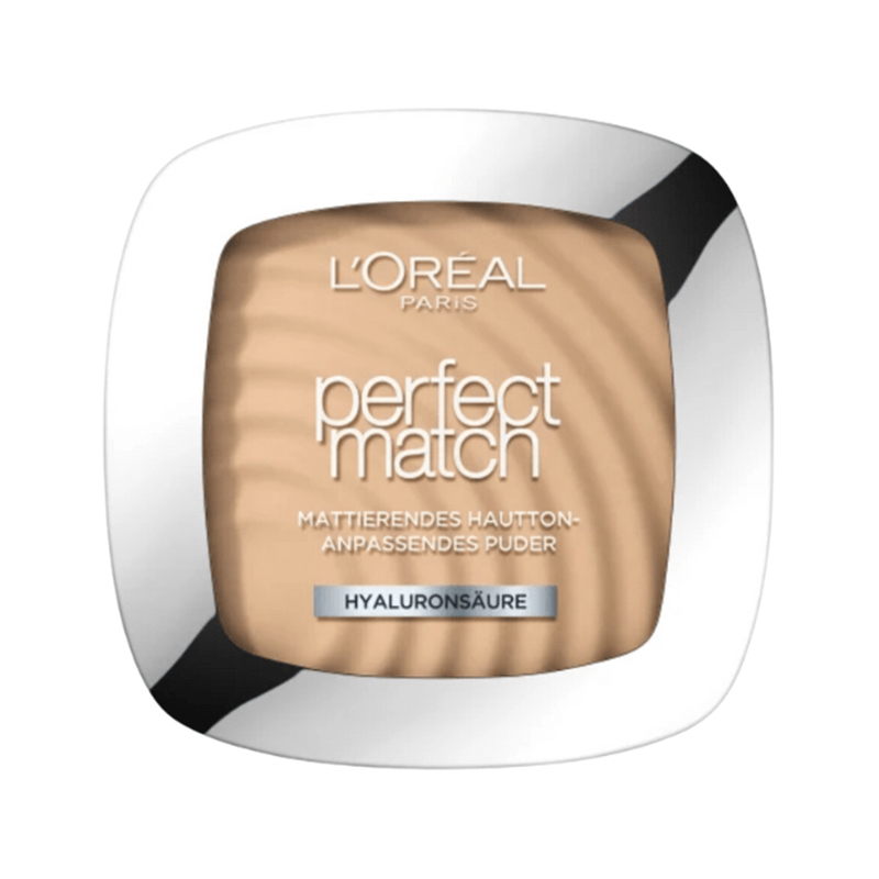 پنکیک با کاور بالا و مات حاوی هیالورونیک اسید LOREAL perfect match 2N