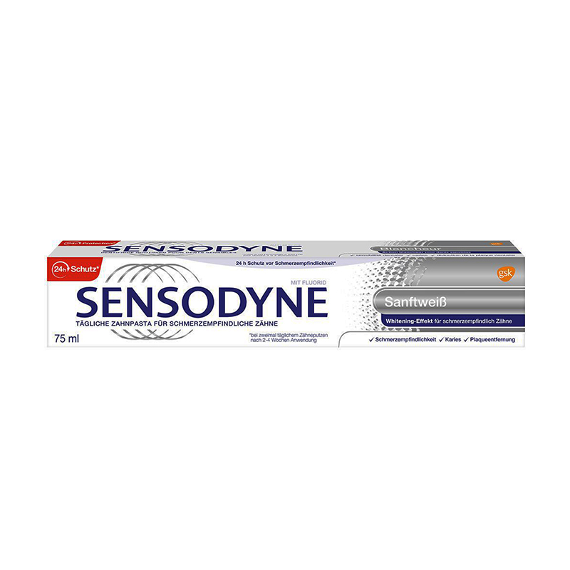 خمیر دندان 24 ساعته سفید کننده و ضد حساسیت به درد و از بین بردن پوسیدگی دندان SENSODYNE Multi care SanftweiB