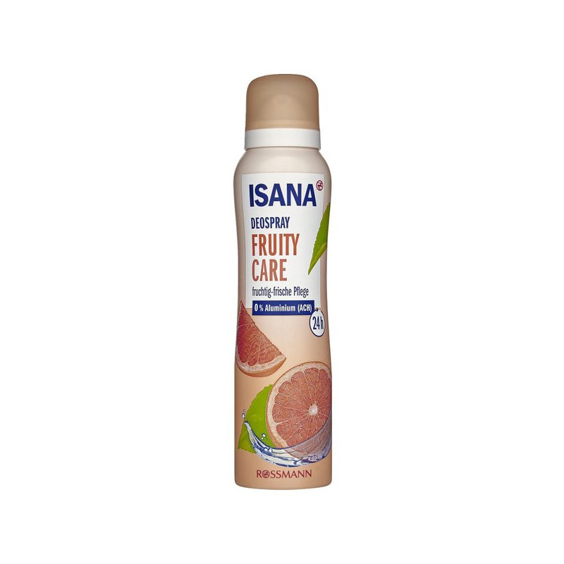 اسپری دئودورانت بانوان  ISANA FRUITY CARE 24h