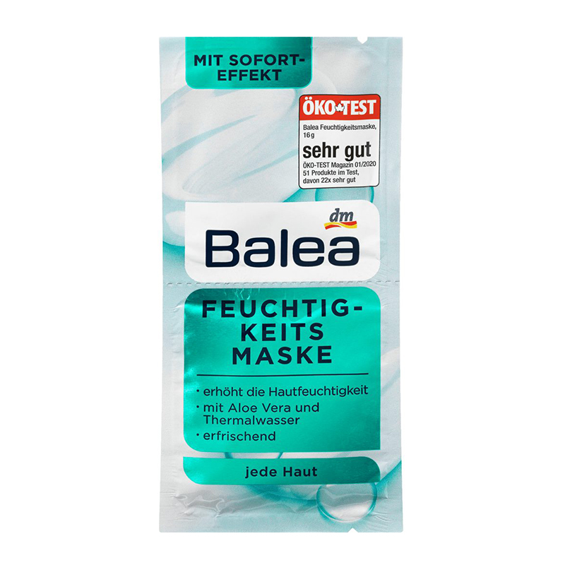 ماسک مرطوب کننده مناسب همه پوستها Balea FEUCHTIG-KEITS MASKE