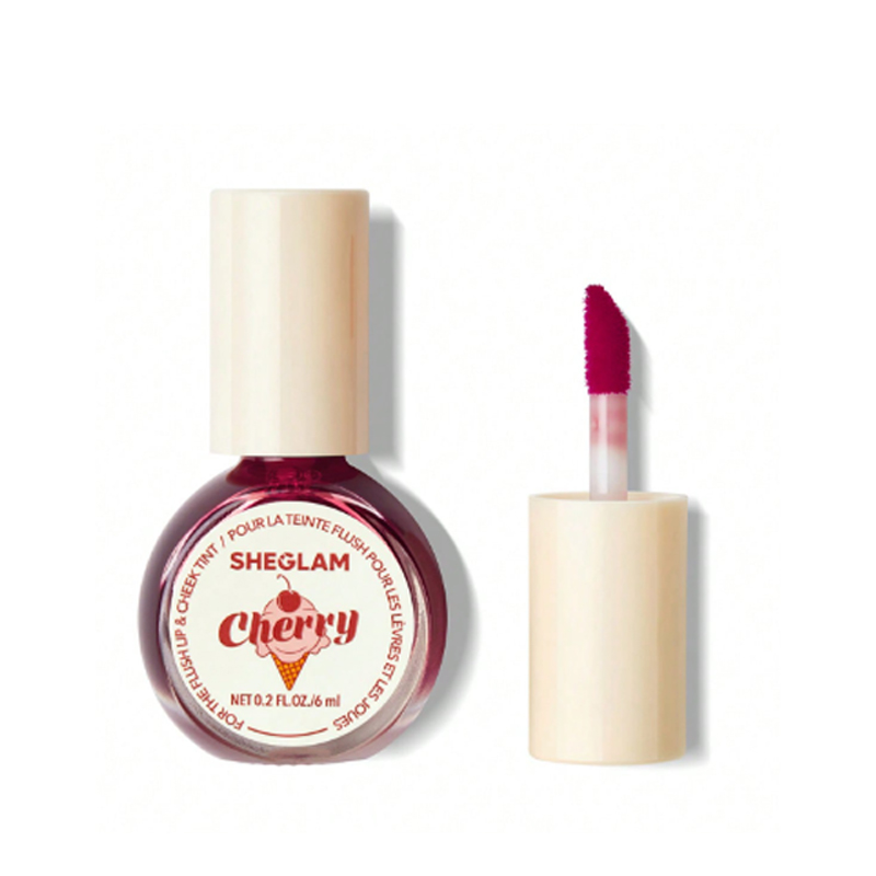 تینت لب و گونه    sheglam lip & cheek cherry picked