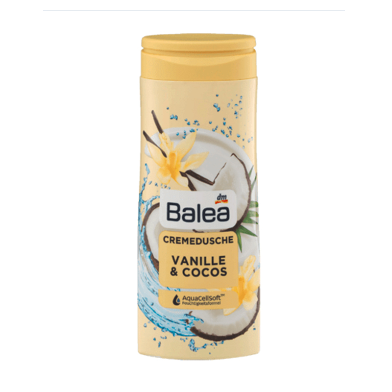 شامپو بدن Balea CREMEDUSCHE VANILLE & COCOSS