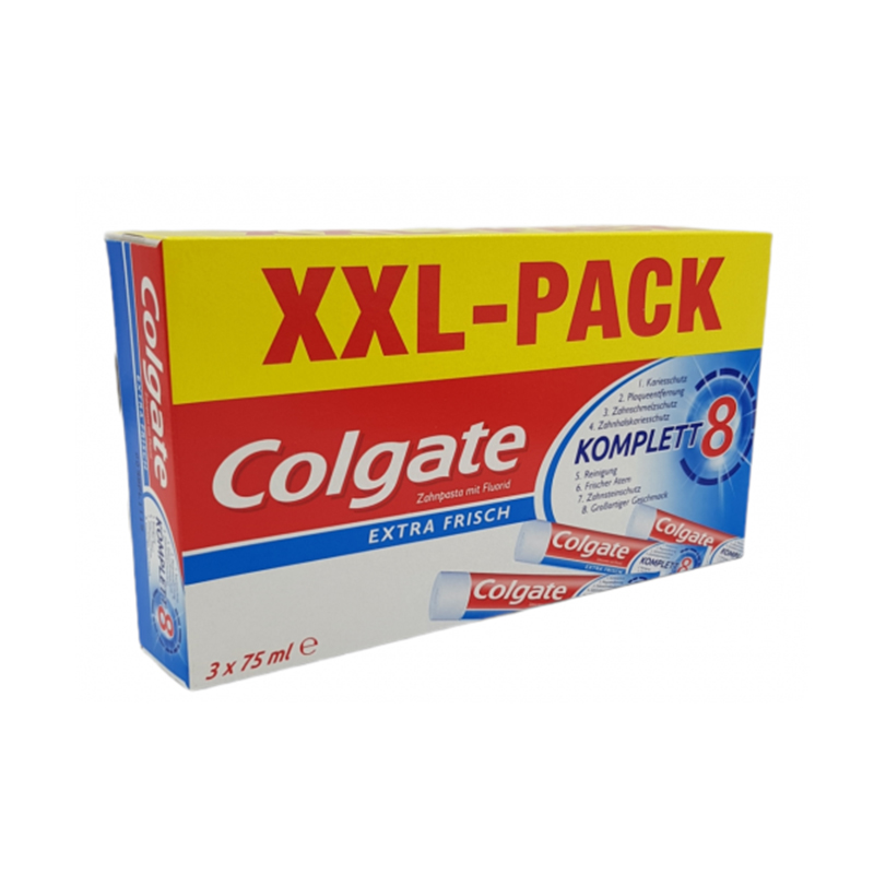 پک سه تایی خمیر دندان خیلی  خنک کننده Colgate EXTRA FRISCH