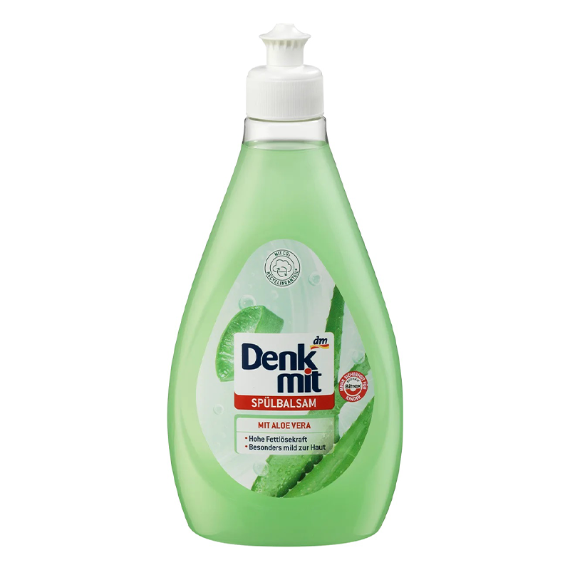 مایع ظرفشویی دستی حاوی آلوئه ورا DENK MIT SPULBALSAM 500ML