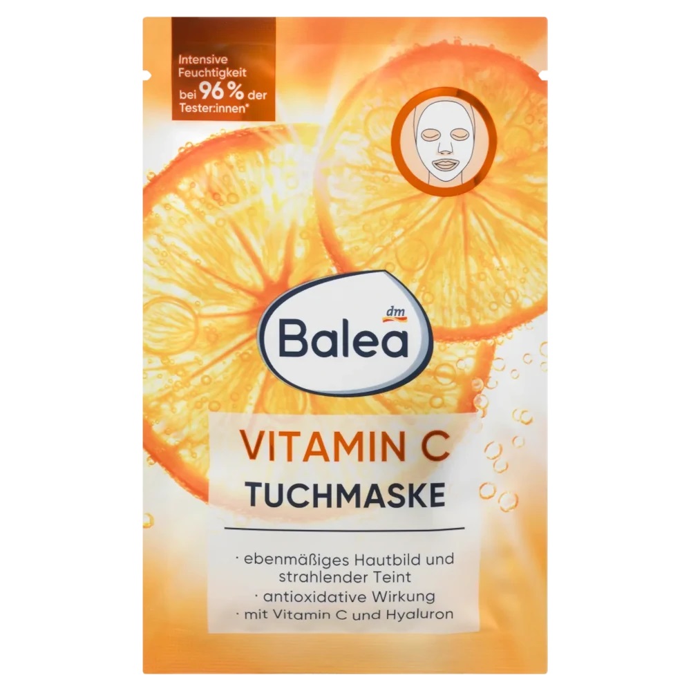 ماسک نقابی ویتامین سی balea tuch maske vitamin c