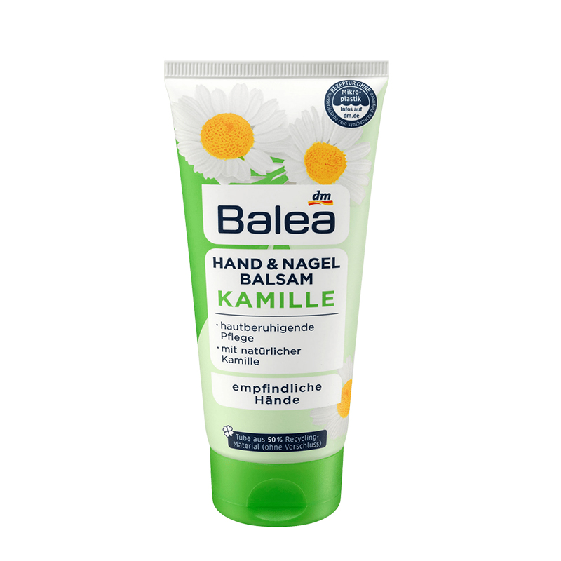 کرم مرطوب کننده دست و تقویت ناخن با عصاره بابونه Balea HAND & NAGEL BALSAM kamille