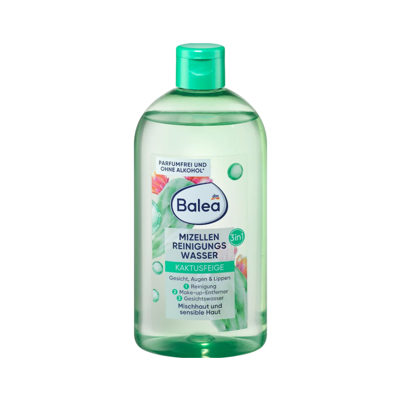 میسلار واتر مخصوص پوست نرمال و مختلط تا چرب Balea MIZELLEN REINIGUNGS WASSER KAKTUSFEIGE 3in1