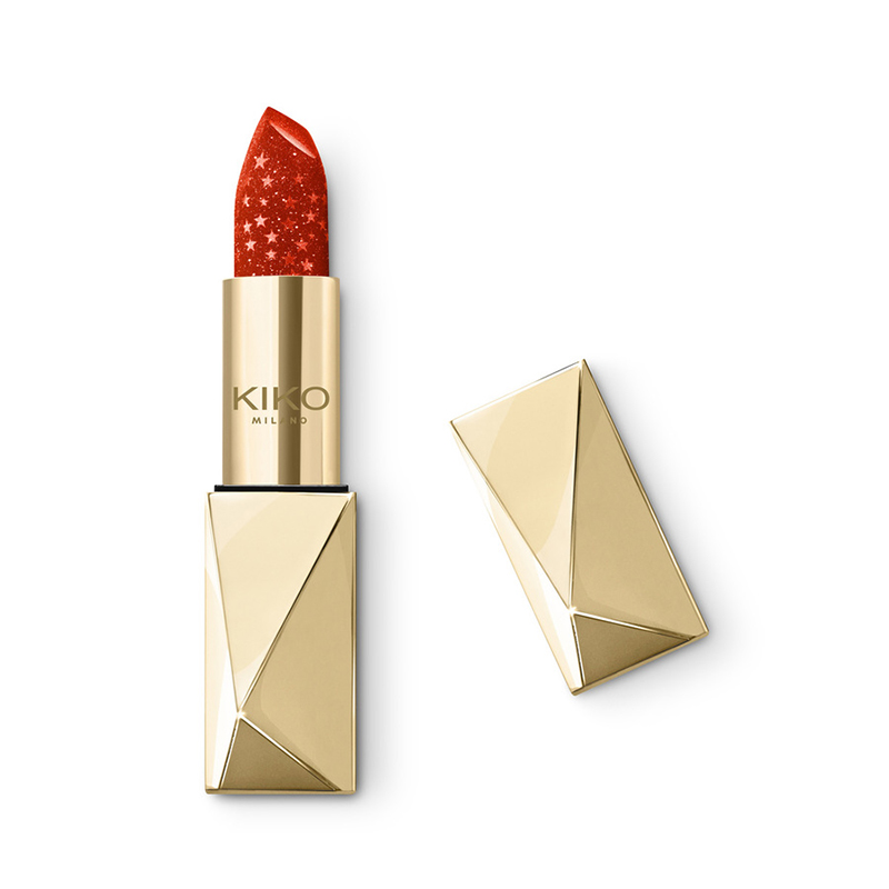 رژ لب جامد kiko milano holiday gems diamond dust lipstick 03