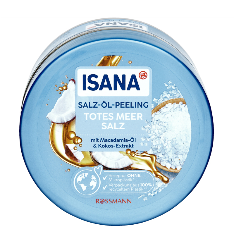 نمک لایه بردار بدن isana salz ol peeling
