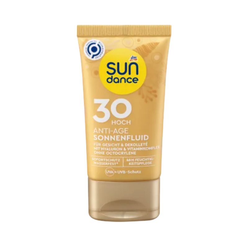 کرم ضدآفتاب + ضدچروک sun dance Anti-Age sonnenfluid 30 HOCH