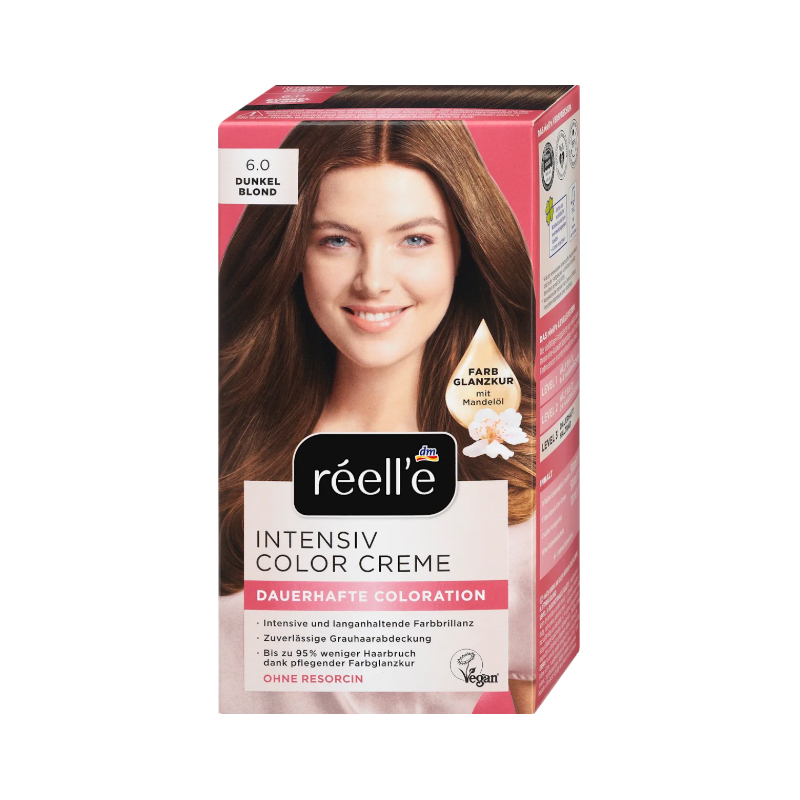 رنگ مو بانوان شماره 6.0 reelle INTENSIV COLOR CREME