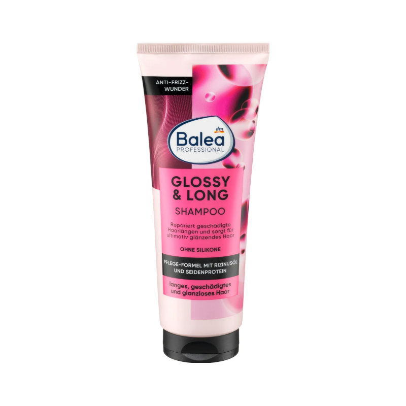شامپو براق کننده balea professional glossy & long 250ml